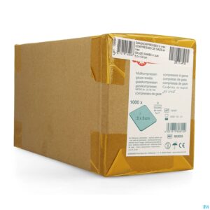 Packshot Noba Gaaskompres 5x 5cm Vrac 1000 9300200