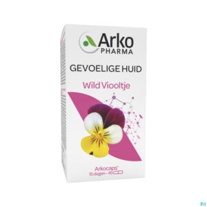 Packshot Arkocaps 3kleur Viooltje Plantaardig 45