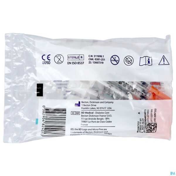 Packshot Microfine Ins.spuit 0,5ml 29g 12,7mm 10 324824