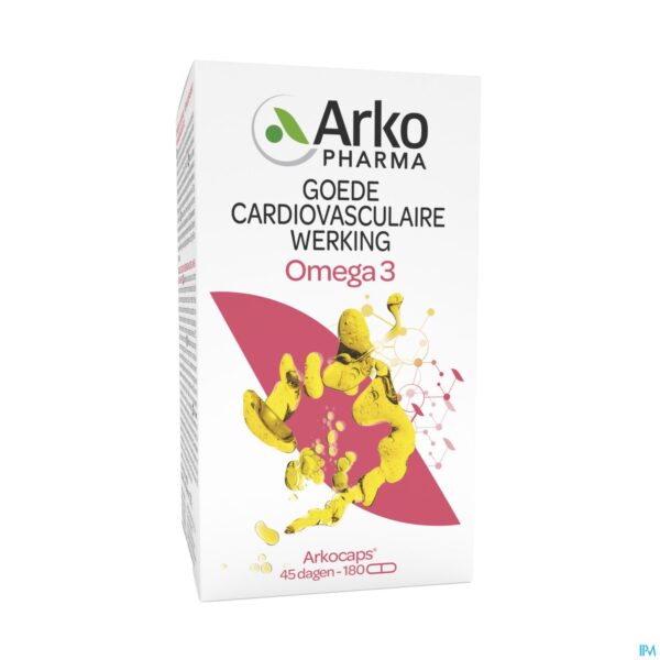 Packshot Arkocaps Omega 3 Uit De Zee 180