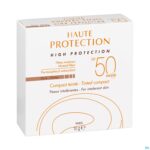 Packshot Avene Zon Compact Getint Spf50+ Goud 10g Packshot Avene Zon Compact Getint Spf50+ Goud 10g