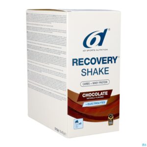 Packshot 6d Recovery Shake Chocolate 6x85g