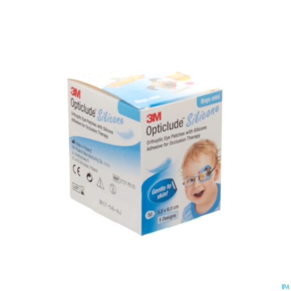 Packshot Opticlude 3m Silicone Eye Patch Boy Mini 50