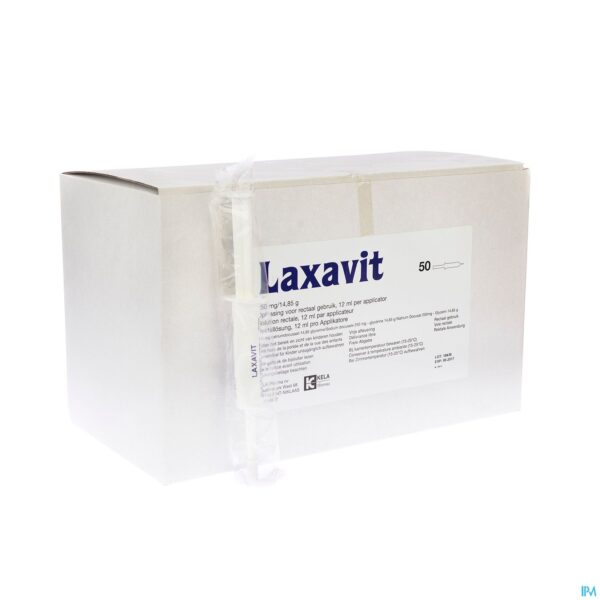 Packshot Laxavit 12ml 50 Injectoren
