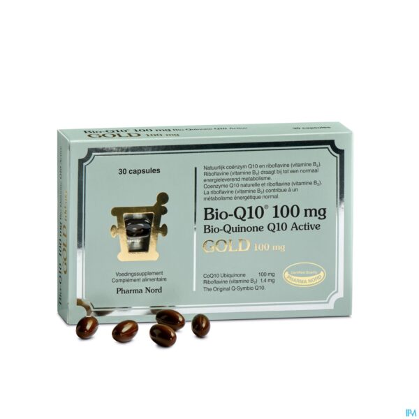 Productshot Bio-Q10 100mg Gold 30 Caps