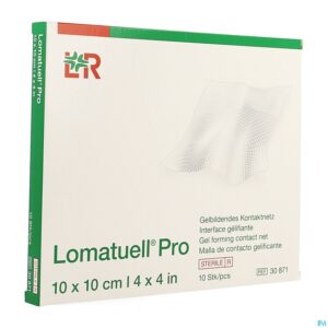 Packshot Lomatuell Pro Kompres Ster 10x10cm 10 30871
