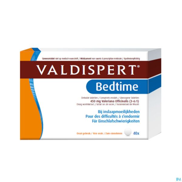 Packshot Valdispert Bedtime Omhulde Tabl 40