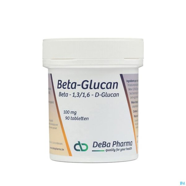 Packshot Beta-glucan 100mg Tabl 90 Deba