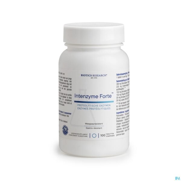 Packshot Intenzyme Forte Biotics Comp 100 Packshot Intenzyme Forte Biotics Comp 100