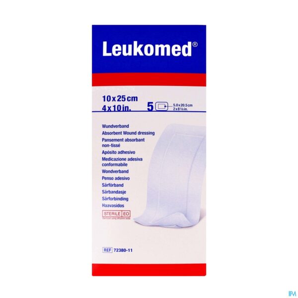Packshot Leukomed Verband Steriel 10,0cmx25cm 5 7238011