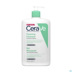 Packshot Cerave Schuimende Reinigingsgel Pompfl 1l