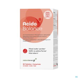 Packshot Natural Energy Acido Balance Tabl 60
