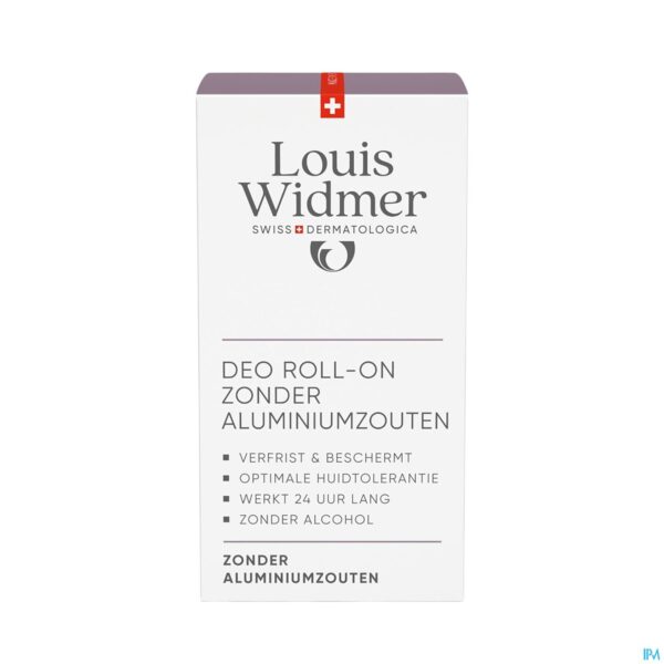 Packshot Widmer Deo Roll-on Zonder Aluminiumzouten 50ml