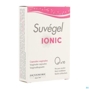 Packshot Suvegel Ionic Vaginale Caps 10