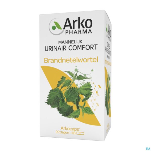 Packshot Arkocaps Brandnetelwortel Plantaardig 45