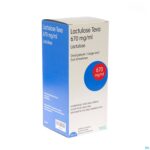 Packshot Lactulose Teva Sol Per Os 500ml