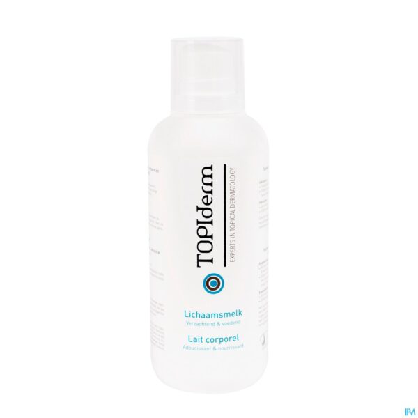Packshot Topiderm Lichaamsmelk 400ml Packshot Topiderm Lichaamsmelk 400ml
