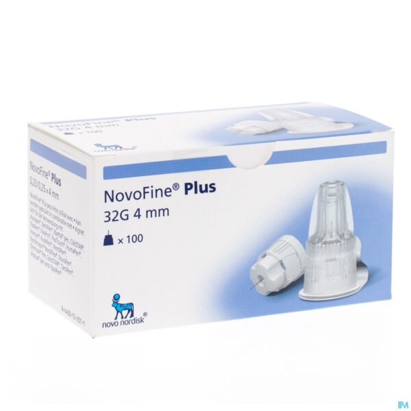 Packshot Novofine Plus 32g X 4mm