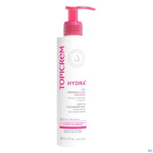 Packshot Topicrem Hydra+ Zacht Reinigende Melk Fl 200ml