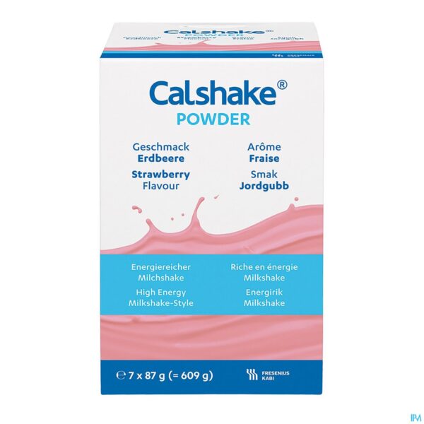 Packshot Calshake 87g Fraise/aardbei