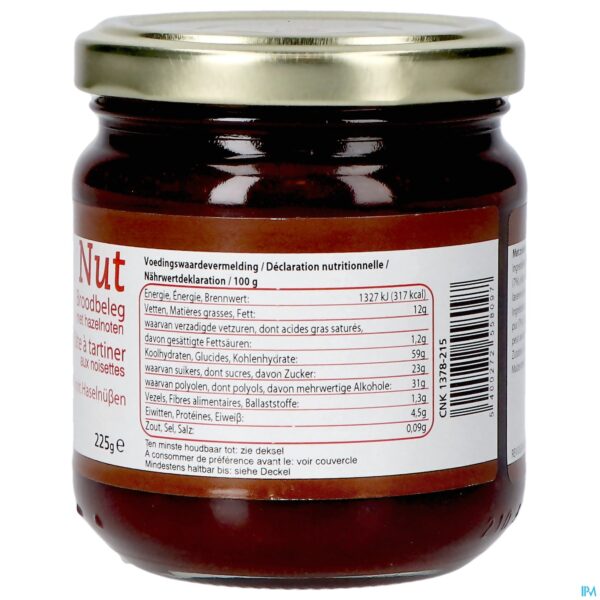 Packshot Prodia Nut + Maltitol 225g 5809 Revogan
