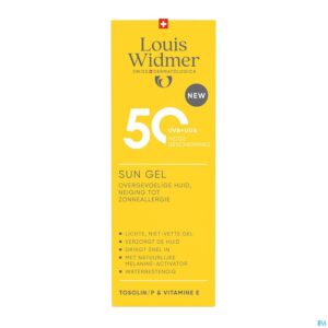 Packshot Widmer Sun Gel 50 Zonder Parfum* 100ml