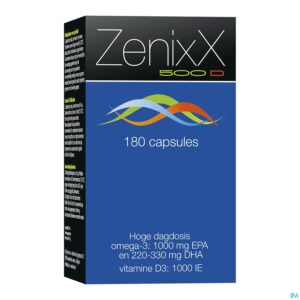 Packshot Zenixx 500 D Caps 180
