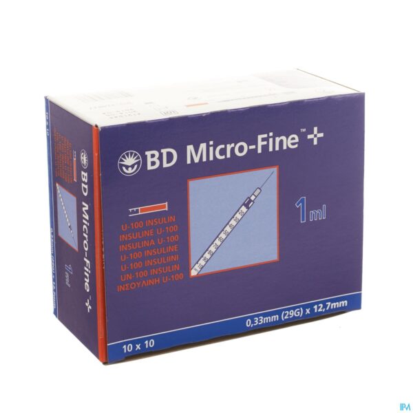 Packshot Microfine Ins.spuit 1ml 29g 12,7mm100 324827