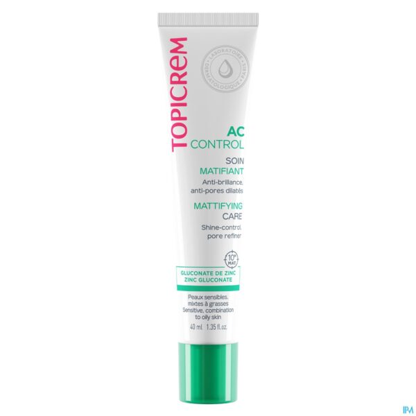 Packshot Topicrem Ac Matterende Fluide Tube 40ml