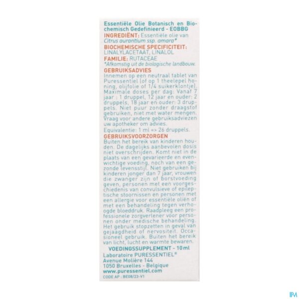 Packshot Puressentiel Eo Bit.orange Bio Expert10ml