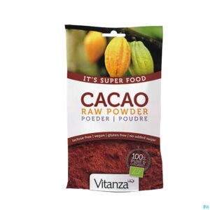 Packshot Vitanza Hq Superfood Cacao Raw Pdr Bio 200g