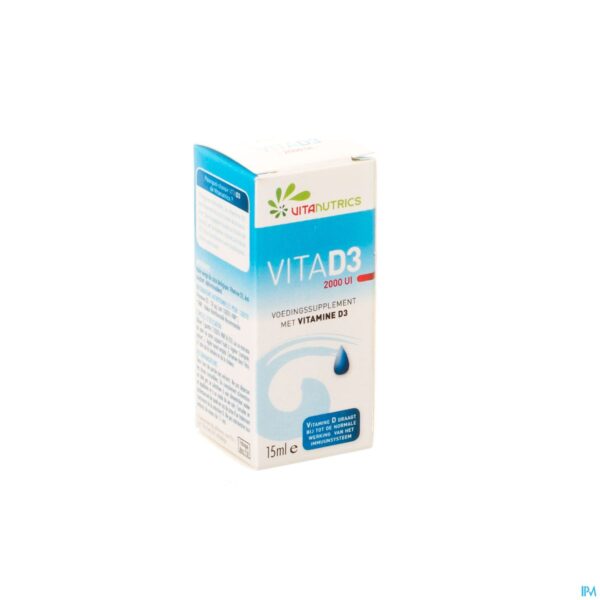 Packshot Vitad3 2000ui A Vitanutrics Gutt 15ml Packshot Vitad3 2000ui A Vitanutrics Gutt 15ml
