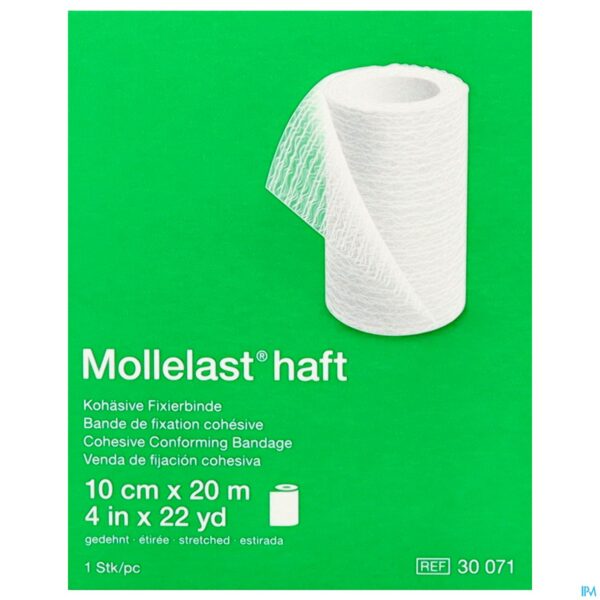 Packshot Mollelast Haft Windel Elast Adh 10cmx20m 30071