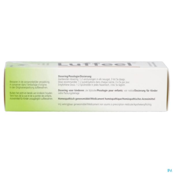 Packshot Luffeel Neusspray 20ml Heel