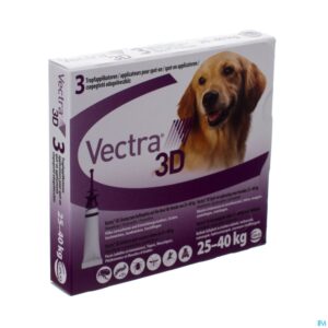 Packshot Vectra 3d Opl Spot-on Hond Pipet 3x4,7ml
