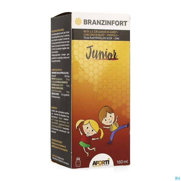 Packshot Branzinfort Junior Siroop 160ml