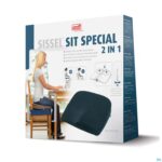 Packshot Sissel Sit Special 2in1 Wigkussen Grijs