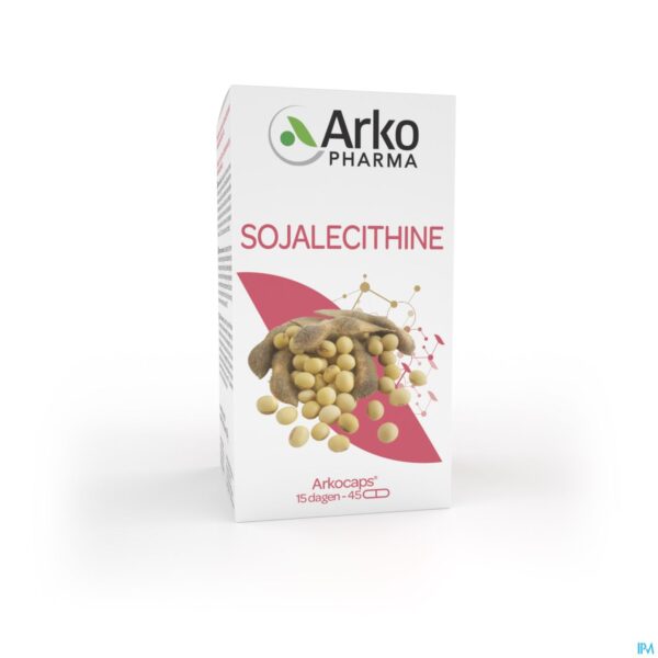 Packshot Arkocaps Sojalecithine Plantaardig 45