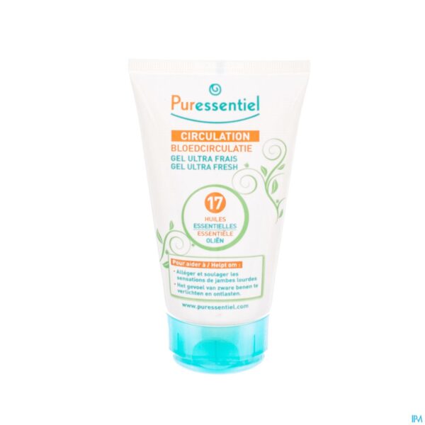 Packshot Puressentiel Bloedcirculatie Gel Ultra Fris 125ml