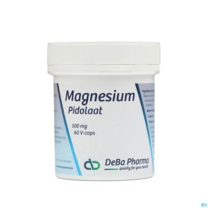 Packshot Magnesiumpidolaat V-caps 60x500mg Deba