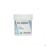 Packshot D3 1000iu Softgels 120 Deba