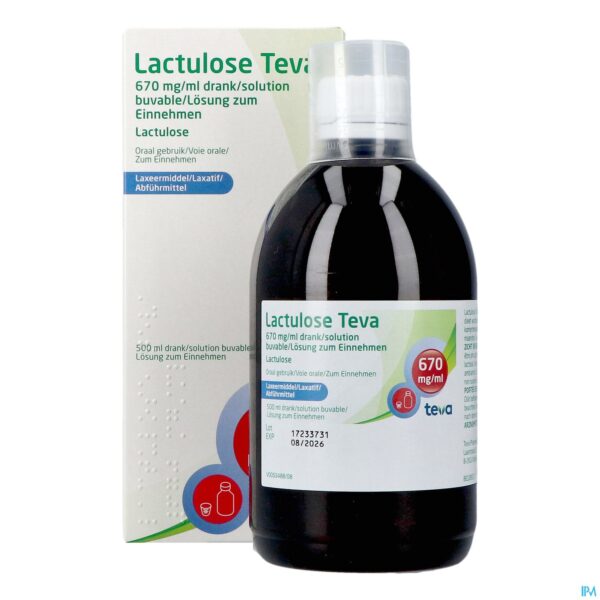 Productshot Lactulose Teva Sol Per Os 500ml
