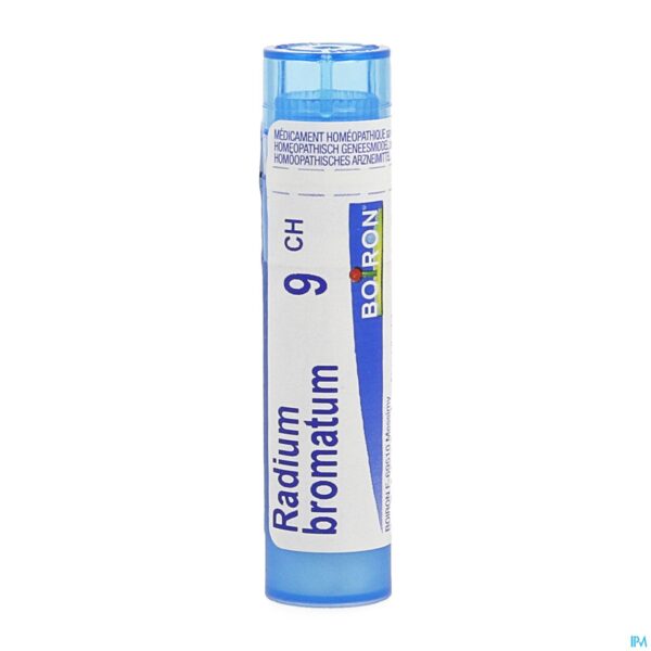 Packshot Radium Bromatum 9ch Gr 4g Boiron