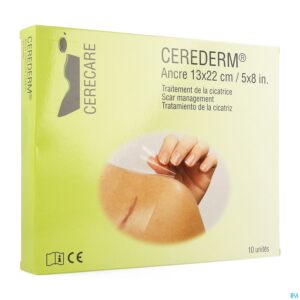 Packshot Cerederm Pleister Silic Anker 13x22cm 10 4309697
