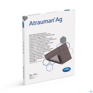 Packshot Atrauman Ag 10x10cm St. 10 P/s