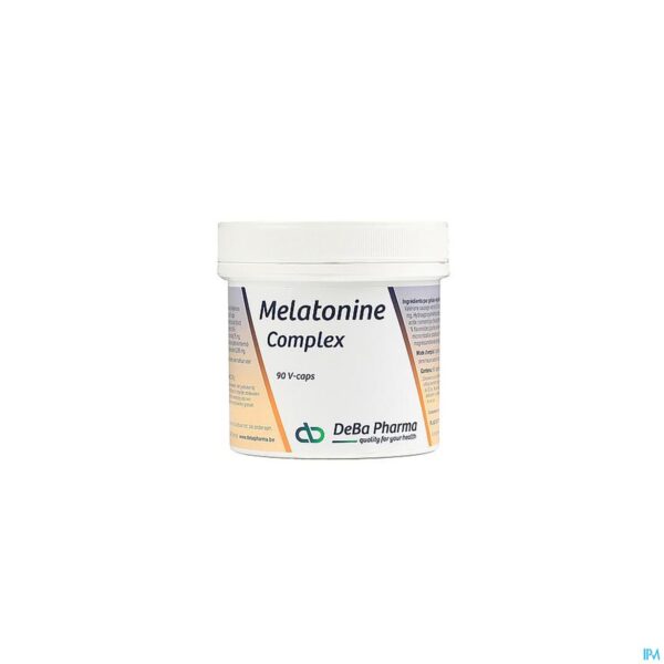 Packshot Melatonine Complex V-caps 90 Deba