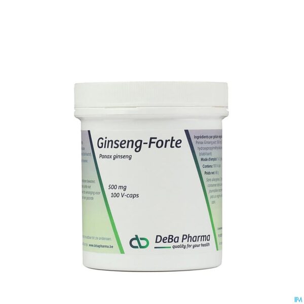 Packshot Ginseng Forte Comp 100x500mg Deba