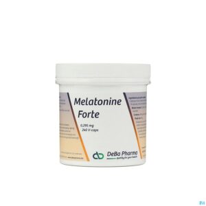 Packshot Melatonine Forte V-caps 240 Deba