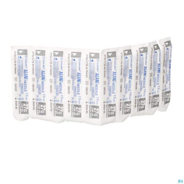 Packshot Terumo Naald Agani 27g 3/4 Rb Grijs 10