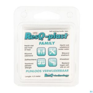 Packshot Resq-plast Family 4,5mx25mm Wit 1